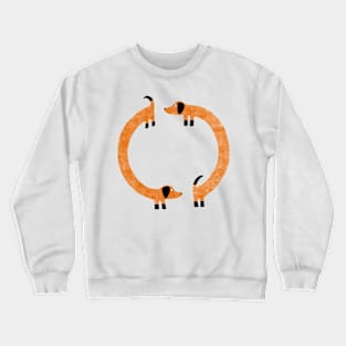 Sausage Dog Perpetual Motion Crewneck Sweatshirt